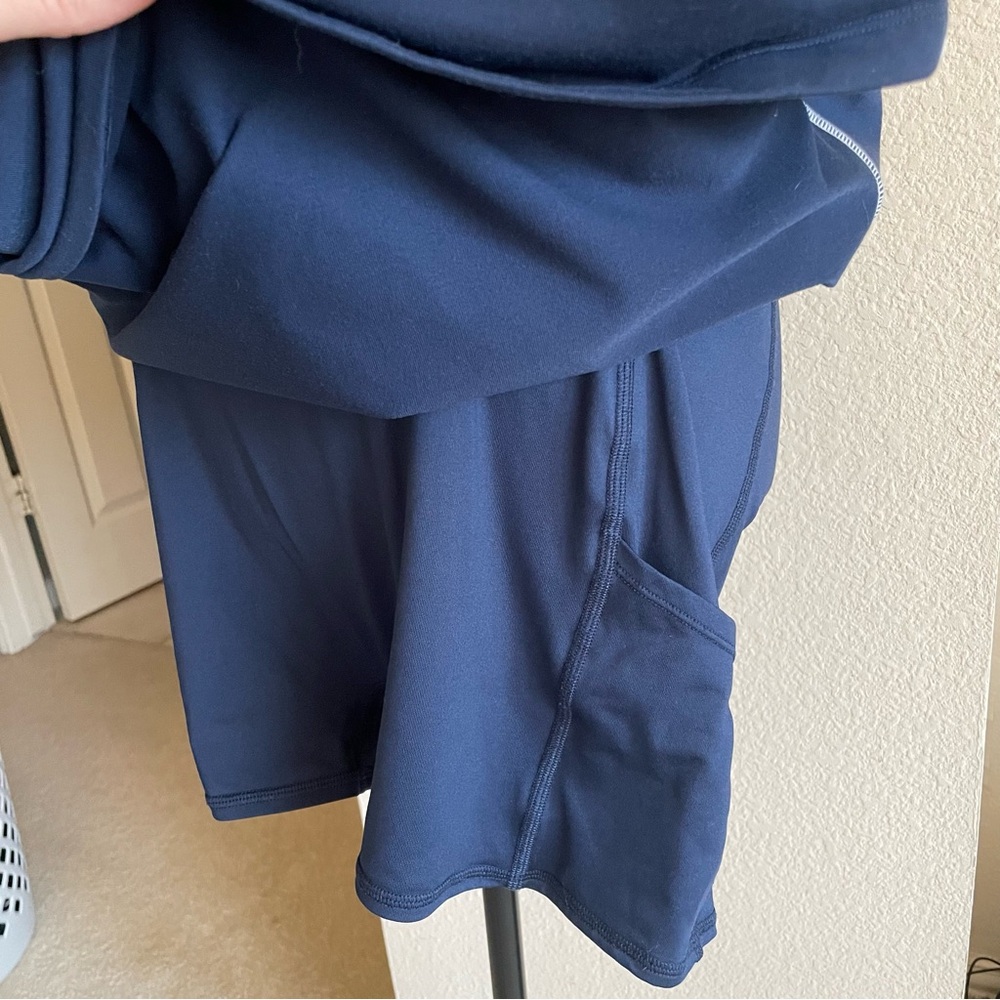 ALO Yoga Airbrush Navy Blue Dress - Picture 6 of 7
